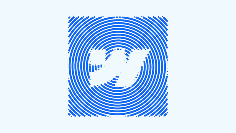 abstract duotone vector art representation of the Webflow Logo for relevant services in australia